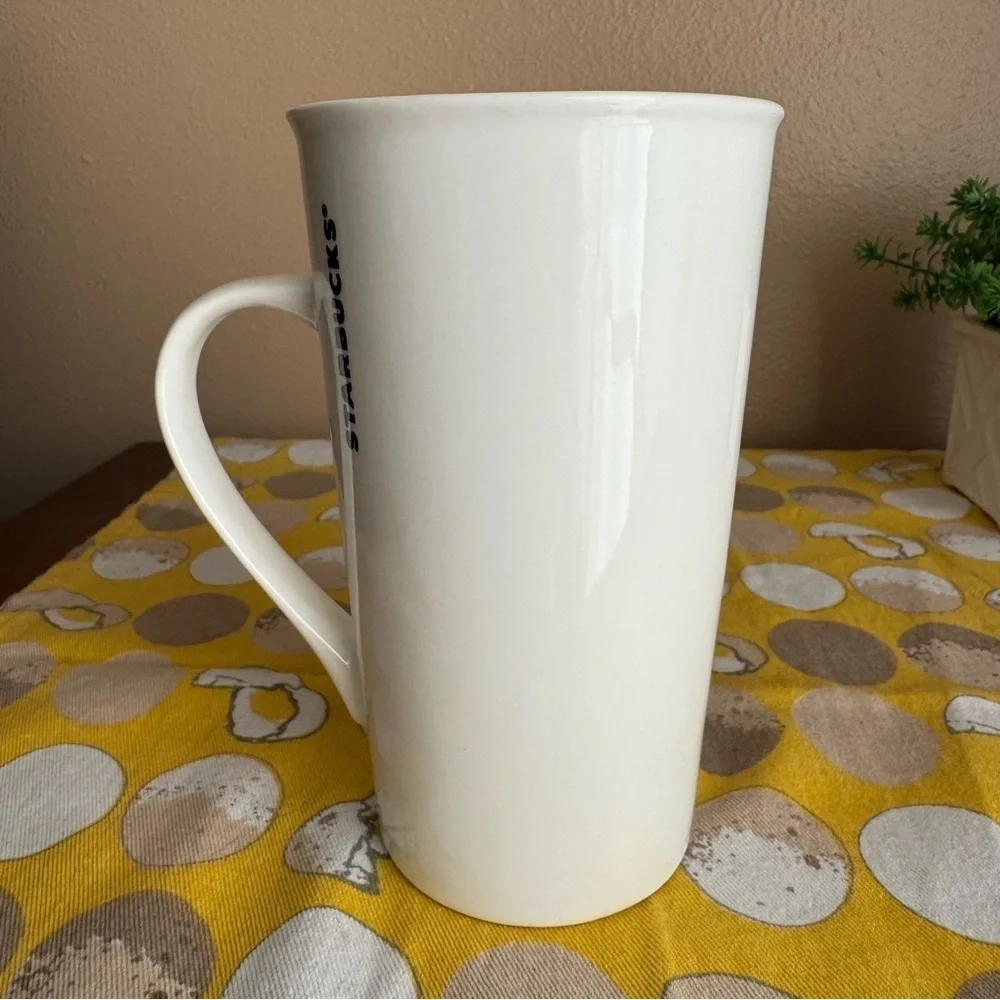 Starbucks 2015 matte gold graffiti mug